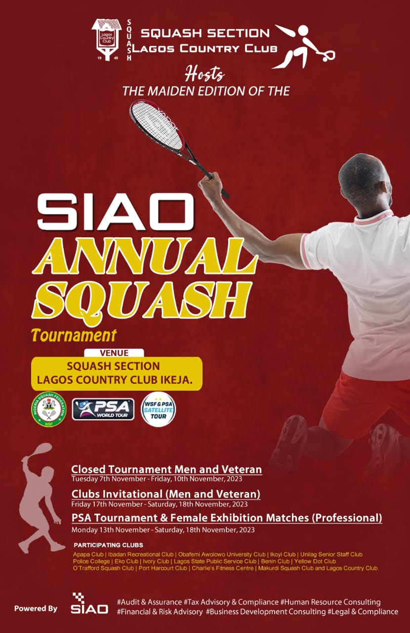 1st SIAO Squash Tournament